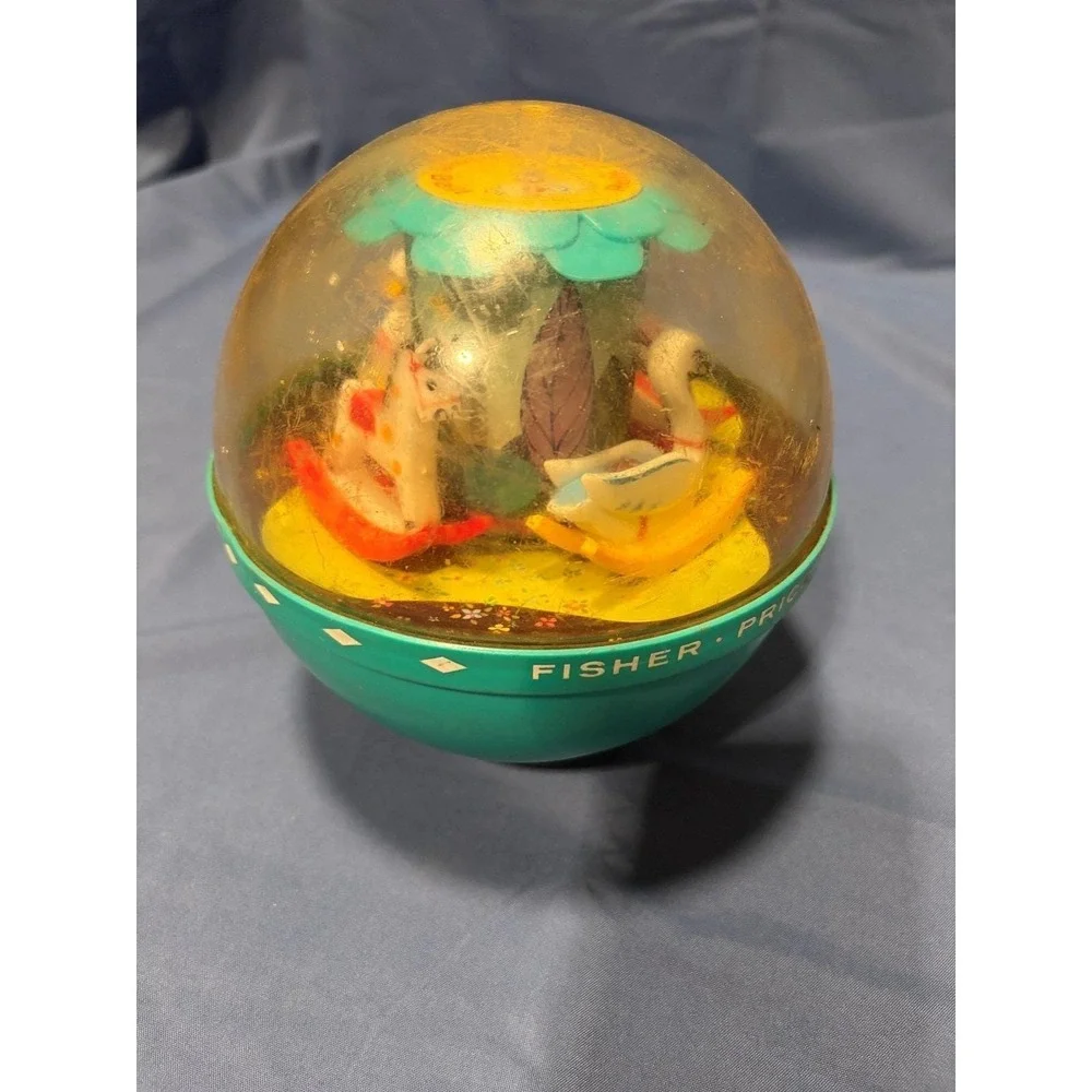 Vintage 1966 Fisher Price #165‎ Roly Poly Chime Ball